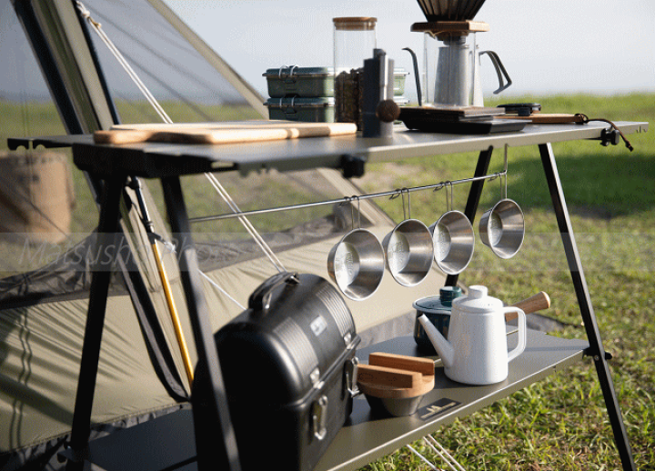 楽天市場】ogawa オガワキャンパル アイアンハンガー テーブル ラック