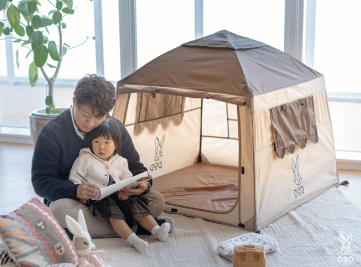 楽天市場】DOD テント おうちテント ミニチュア版 キャンプごっこ