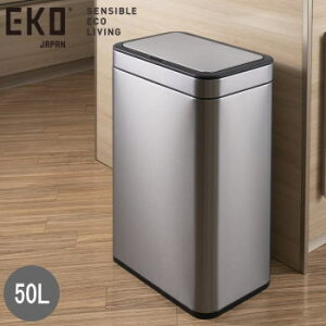 EKO �S�~�� �_�X�g�{�b�N�X ���ݔ� 50L �����J�� �Z���T�[�� �p�^ �����` �d�r�� �������� �t�^�t�� �����f�B�A���Z���T�[�r�� 50L EK9568-50L-MMT