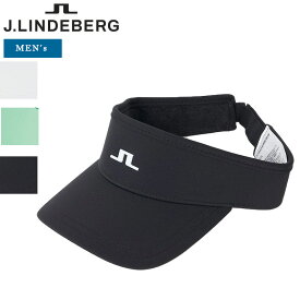 【楽天スーパーSALE】 J.LINDEBERG ジェイリンドバーグ 073-59861 メンズ ゴルフウェア ゴルフキャップ 帽子 バイザー JLロゴ