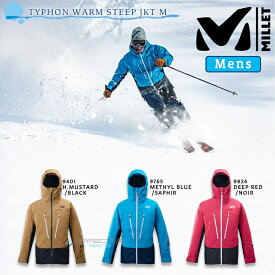 MILLET ミレー スキーウェア ジャケット MIV01992 TYPHON WARM STEEP JACKET ティフォン ウォーム スティープ ジャケット 軽量 ストレッチ フルシーム