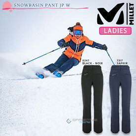 MILLET ミレー MIV9232J SNOWBASIN PANT JP W スキーウェア パンツ レディース スノーバシン パンツ ストレッチ 防水透湿 フルシームリング 中綿入り