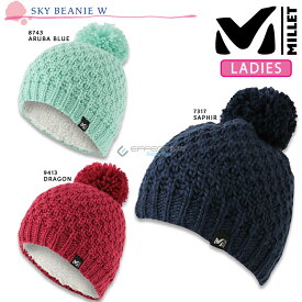 MILLET ミレー ビーニー アウトドア MIV9271 SKY BEANIE W スカイビーニー レディース 帽子 保温 裏地フリース あったか