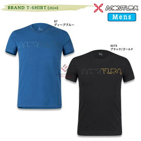 MONTURA モンチュラ MTGC93X BRAND T-SHIRT ブランド ティーシャツ メンズ アウトドア デイリーユース ロゴTシャツ