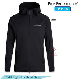 PeakPerformance（ピークパフォーマンス） G77250 Chill Light Zip Hood Mens ミッドレイヤー フード付き アウトドア 登山 キャンプ スキー スノーボード デイリー