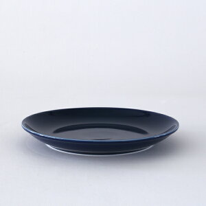 【波佐見焼 磁器】コモン プレートφ240mm(ネイビー)【食器 common plate 皿 navy 角田陽太 洋食器 長崎県】
