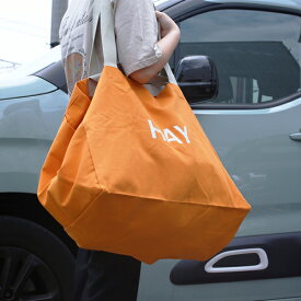 正規取扱店 HAY WEEKEND BAG No.2 Mango【ヘイ バッグ ウィークエンドバッグ かばん コットン 北欧 デンマーク 雑貨 スポーツ 旅行 エコバッグ ナチュラル】