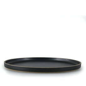 【波佐見焼 半磁器】ハサミポーセリン プレート HPB006(SIZE:φ30cm ブラック)【食器 HASAMIPORCELAIN Plate 皿 black 洋食器 ギフト 長崎県 節句 新生活】