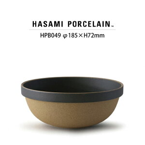 yg znT~|[Z Z~fB[vEh{E HPB049(SIZE:18.5cm ubN)yH Vv HASAMIPORCELAIN Bowl mH Mtg Vz