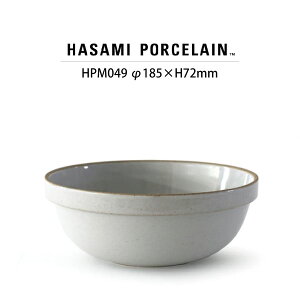 yg znT~|[Z Z~fB[vEh{E HPM049(SIZE:18.5cm NA/OXO[)yH Vv HASAMIPORCELAIN Bowl mH Mtg Vz
