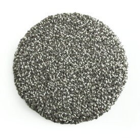 CONO TEXTILE Tweed Wool Loop Chairmatφ350mm(Mix Gray)【コウノテキスタイル ツイードウールループチェアマット 羊毛 日本製 ミックスグレー】