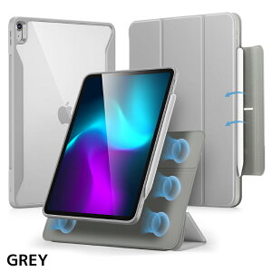 �y2024 iPad Pro11�C���`�zESR iPad Pro11 �P�[�X ipad Pro11�C���` �P�[�X �J�o�[ 2024���f�� �}�O�l�b�g�z�� �y�� ���h�~ �\�t�gTPU �o�b�N�J�o�[ �c���� �X�^���h �P�[�X �N���A �P�[�X ipad �P�[�X �A�C