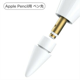 Apple Pencil チップ ペン先 iPad Pro iPad 第6世代 アップルペンシル 専用ペン先 交換用 Apple Pencil 第1世代/第2世代に対応 Tips 予備の先端 ホワイト