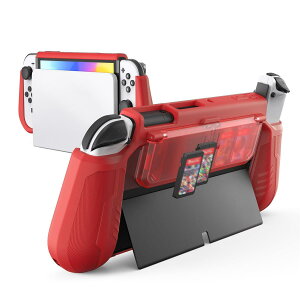 KIWIHOME Switch OLED�p �P�[�X �X�C�b�` OLED�p �J�o�[ �L�@EL�p �P�[�X �h�L���O�\ TPU �O���b�v �Q�[���J�[�h�t�� �N���A �ی�P�[�X PC�ގ� �l�ԍH�w �S�ʕی� �ϏՌ� ���E�ȒP �����擾�݌v Switc