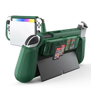 KIWIHOME Switch OLED�p �P�[�X �X�C�b�` OLED�p �J�o�[ �L�@EL�p �P�[�X �h�L���O�\ TPU �O���b�v �Q�[���J�[�h�t�� �N���A �ی�P�[�X PC�ގ� �l�ԍH�w �S�ʕی� �ϏՌ� ���E�ȒP �����擾�݌v Switc