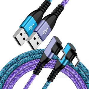 ANNIBER �A���h���C�h �[�d�P�[�u�� L�� �^�C�vc �P�[�u�� 2�{�g/1.8M/3A �X�}�z QC3.0�}���[�d usb type c �i�C���� L�^ usb�P�[�u�� �X�}�z�f�[�^�P�[�u�� iPhone 16 Galaxy Sony Xperia Oppo Android USB-C�@��Ή�