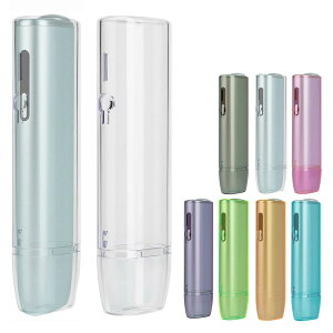 HOREJIA �P�[�X iqos�ɓK������C���}i�����p�̃P�[�X �C���}�����p�̃J�o�[ �X�g���b�v�t �㉺ 2�p�[�c�� �����f�U�C�� PC�� �����J�o�[ �����^ ���y�� iluma one �Ή� (�N���A)