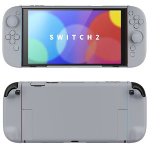 PlayVital Nintendo Switch 2�i2025�j�Ή��n�[�h�J�o�[ �ی�P�[�X �t�����܂܃h�b�N�ɑΉ� �܂肽���ݎ��X�^���h���e�w�O���b�v�t��?�y�O���[�z
