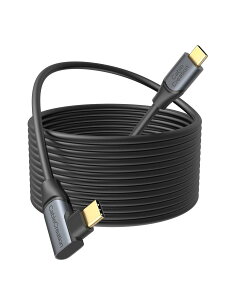 CableCreation Quest 2 link�Ή� �P�[�u�� 5M, Oculus link�K�p �P�[�u��, USB-C to USB-C �P�[�u�� 5 Gbps�f�[�^�]�� iPhone 15 iPhone 15Pro Max Steam VR/VR�w�b�h�Z�b�g�Ή����Q�[��PC���ɓK�p 5M