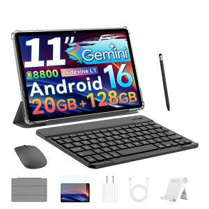 �V�i �^�u���b�g 11�C���` Android16 Wi-Fi���f�� 20GB+128GB 1TB�g���Ή� PC���[�h�Ή� 5G/2.4G Wi-Fi Bluetooth�Ή� SVITOO P11