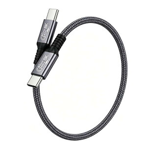 USB4 �P�[�u�� 0.5m Thunderbolt 4 �P�[�u���Ή� Suptopwxm�y40Gbps�f�[�^�]��/ PD240W���}���[�d / 8K@60Hz�f���o�́zThunderbolt 3��USB 3.2���ʌ݊� E-Marker���� ���ϋv�i�C���� iPhone15�A15Pro/MacBook/iPad/Switch/Pixel/Gal