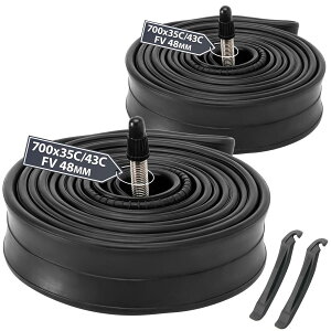 MOHEGIA 2�{�Z�b�g ���[�h�o�C�N �`���[�u 700×35C-43C �����o���uFV48mm