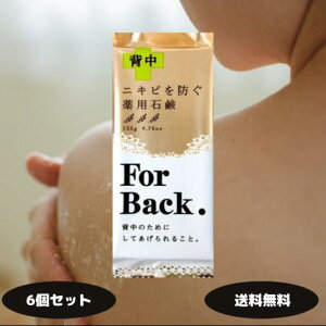 ペリカン石鹸 薬用石鹸 ForBack 135g 2個 3個 4個 5個 6個セット 背中ニキビ 石けん ニキビを防ぐ 石けん せっけん 石鹸 背中 ニキビ