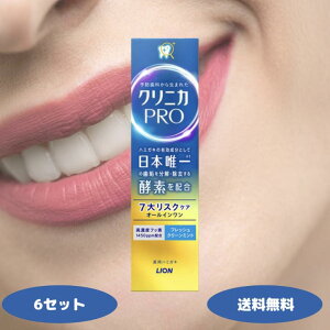 クリニカ PRO オールインワンハミガキ フレッシュクリーンミント 95g 3個 4個 6個セット 医薬部外品 歯磨き粉 ホワイトニング 酵素配合 歯垢 虫歯 ライオン LION