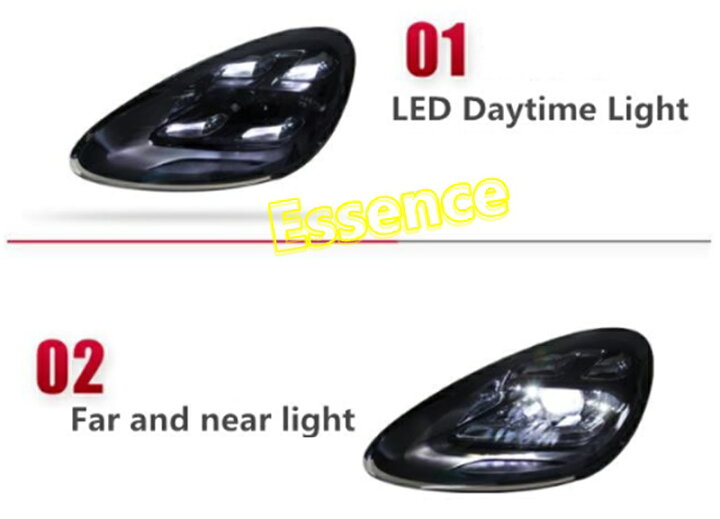 楽天市場】新品 ポルシェ カイエン958 前期 LEDヘッドランプ ヘッド 