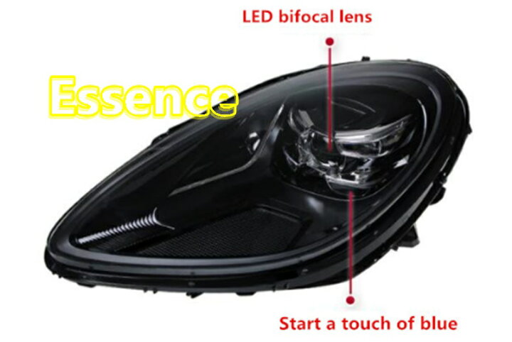 楽天市場】新品 ポルシェ マカン LEDヘッドランプ ヘッドライト サイド  