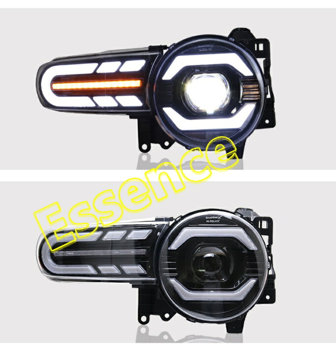 楽天市場】新品 トヨタ・FJ クルーザー 外装カスタム LEDヘッドランプ 