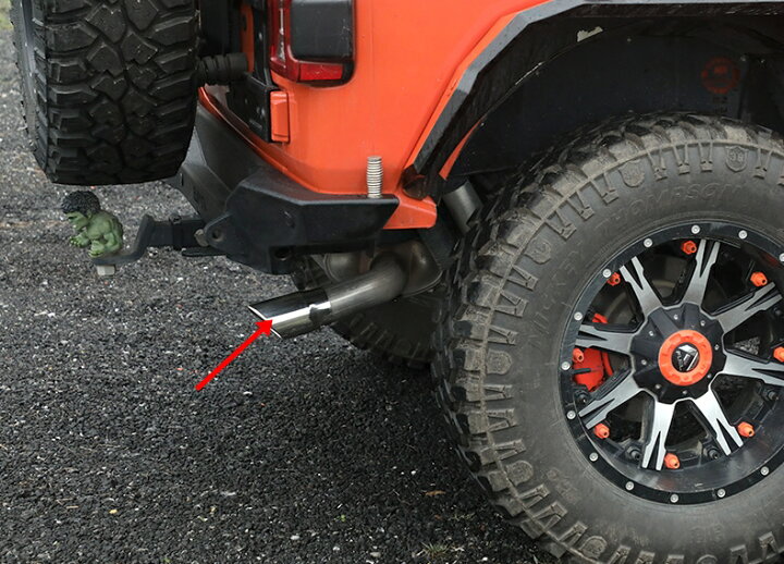 楽天市場】JEEP ラングラーJK/JL 専用設計 マフラーカッター 