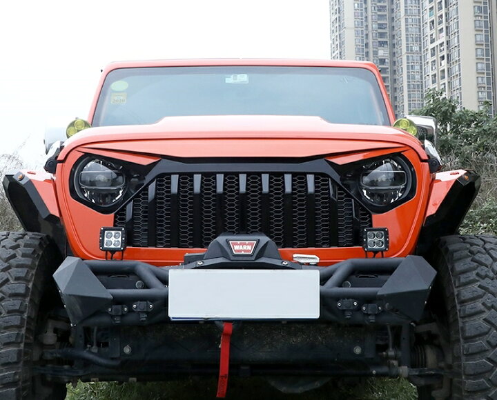 楽天市場】新品 JEEP ラングラー JL 専用 フロントグリルカバー 