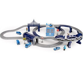 知育玩具 ミニカー パズルの組み立て 車のおもちゃ 男の子 電気レールの車 おもちゃ 子供の電車カー鉄道組立2000052