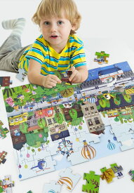 知育パズル 学習パズル おもちゃ 子供 勉強 パズルゲーム 4歳 5歳 6歳 男の子 女の子 集中力 クリスマス 誕生日 プレゼント パズル 63pcs　2000098