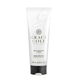 【スーパーセール当店最大P10倍】グレースコール GRACE COLE ブティック ハンド＆ボディスクラブ ホワイトネクタリン＆ペアー WHITE NECTARINE AND PEAR BODY CREAM 238ml ボディケア ギフト