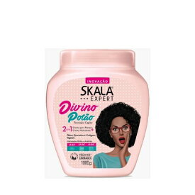 【スーパーセール当店最大P10倍】スカラ エクスパート カーリーヘア用 トリートメントクリーム 1kg Skala Expert Divino Potao Creme de Tratamento ヘアケア くせ毛 ヘアマスク ブラジル