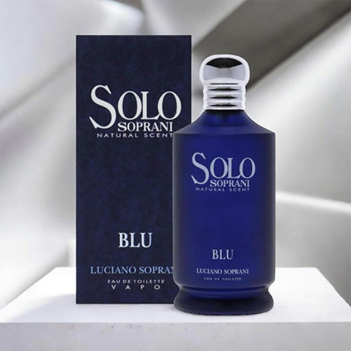 マラソン当店ポイント最大15倍 ルチアーノ ソプラーニ LUCIANO SOPRANI ソロ ブルー EDT 50ml SOLO BLUE 香水 メンズ フレグランス ギフト プレゼント 香水コスメエッセンシャスショップ