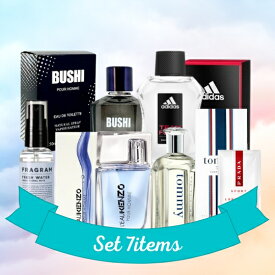 メンズ 香水 & コスメセット 7点セット 福袋 HAPPY BAG ケンゾー ローパ トミー ヒルフィガー アディダス