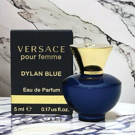 ヴェルサーチ VERSACE ディランブルー フェム「ミニボトル」EDP 5ml DYLAN BLUE FEMME 香水 レディース フレグランス プレゼント