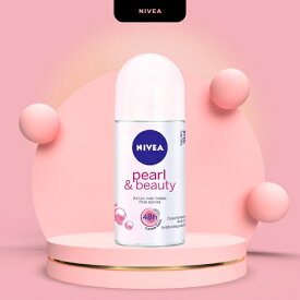 【ブラックフライデー！ポイント最大10倍！】ニベア NIVEA ロールオンデオドラント パール＆ビューティ 50ml PEARL BEAUTY DESODORANTE ROLL ON 制汗剤 汗抑制
