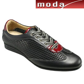 マドラス/ソフト素材使用のレースアップレザースニーカー/M3003(ブラック)/メンズ 靴
