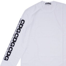 【本物・正規品】 新品 シーディージー CDG コムデギャルソン COMME des GARCONS CDG LS TEE 長袖Tシャツ WHITE ホワイト 白 202000967060