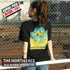 【本物・正規品】 【海外買付】【正規品】【並行輸入品】新品 ザ ノースフェイス THE NORTH FACE BACK NATURAL WONDERS TEE Tシャツ BLACK ブラック 黒 メンズ BUYERS PUSH