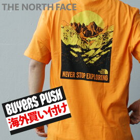 【本物・正規品】 【海外買付】【正規品】【並行輸入品】新品 ザ ノースフェイス THE NORTH FACE BACK NATURAL WONDERS TEE Tシャツ FLAME ORANGE オレンジ メンズ BUYERS PUSH