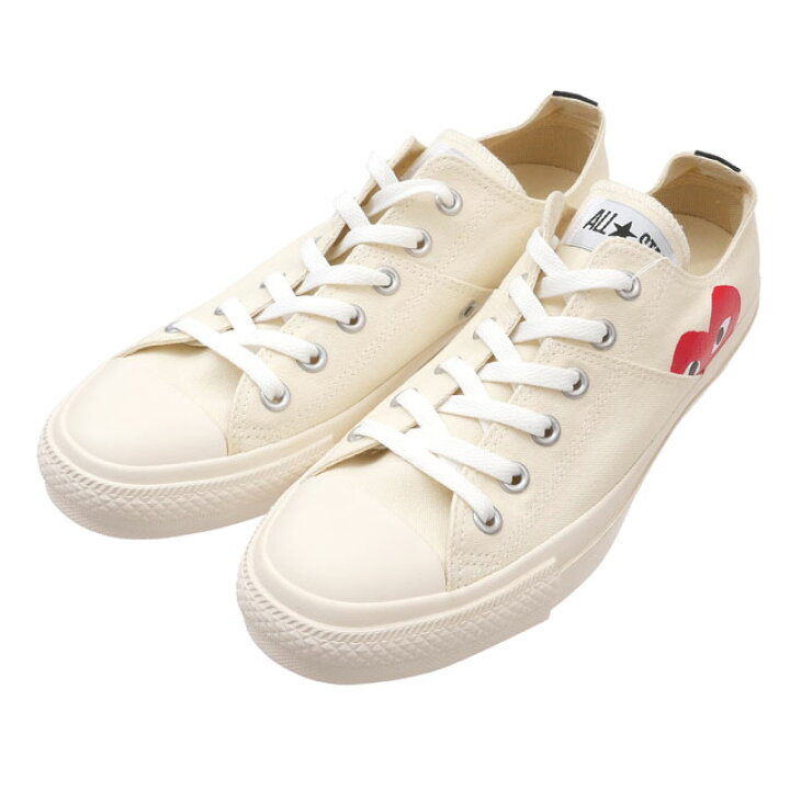 楽天市場 新品 プレイ コムデギャルソン Play Comme Des Garcons X コンバース Converse All Star Ox Pcdg オールスター スニーカー White ホワイト 白 メンズ レディース 39ショップ ｅｓｓｅｎｓｅ