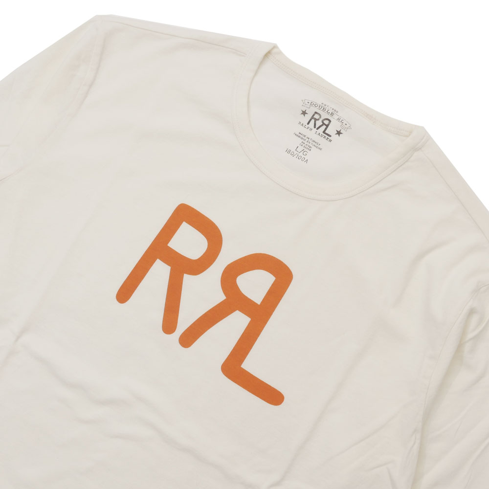 新品 ロンハーマン Ron Herman x ダブルアールエル Double RL Graphic Logo Long Sleeve Tee  長袖Tシャツ ORANGE オレンジ メンズ レディース 新作 39ショップ | ｅｓｓｅｎｓｅ