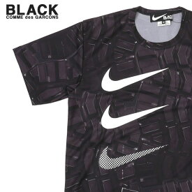 【本物・正規品】 新品 ブラック コムデギャルソン BLACK COMME des GARCONS x ナイキ NIKE ARROW SWOOSH TEE Tシャツ BLACK ブラック 黒 メンズ レディース