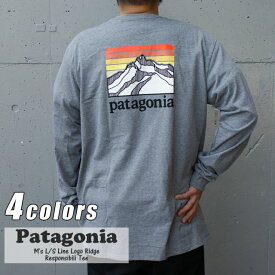【本物・正規品】 新品 パタゴニア Patagonia M's L/S Line Logo Ridge Responsibili Tee ライン ロゴ リッジ レスポンシビリ 長袖Tシャツ 38517 メンズ レディース アウトドア キャンプ