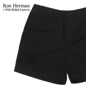 【数量限定特別価格】 新品 ロンハーマン Ron Herman x ポロ・ラルフローレン POLO RALPH LAUREN Prepster Shorts ショーツ BLACK ブラック 黒 メンズ